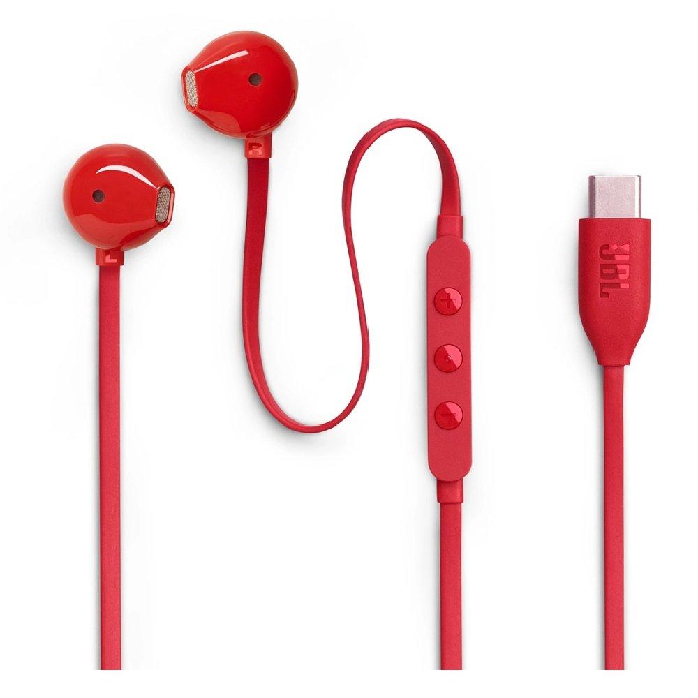 

Jbl tune 305 usb-c wired in-ear earphones, jblt305cred – red