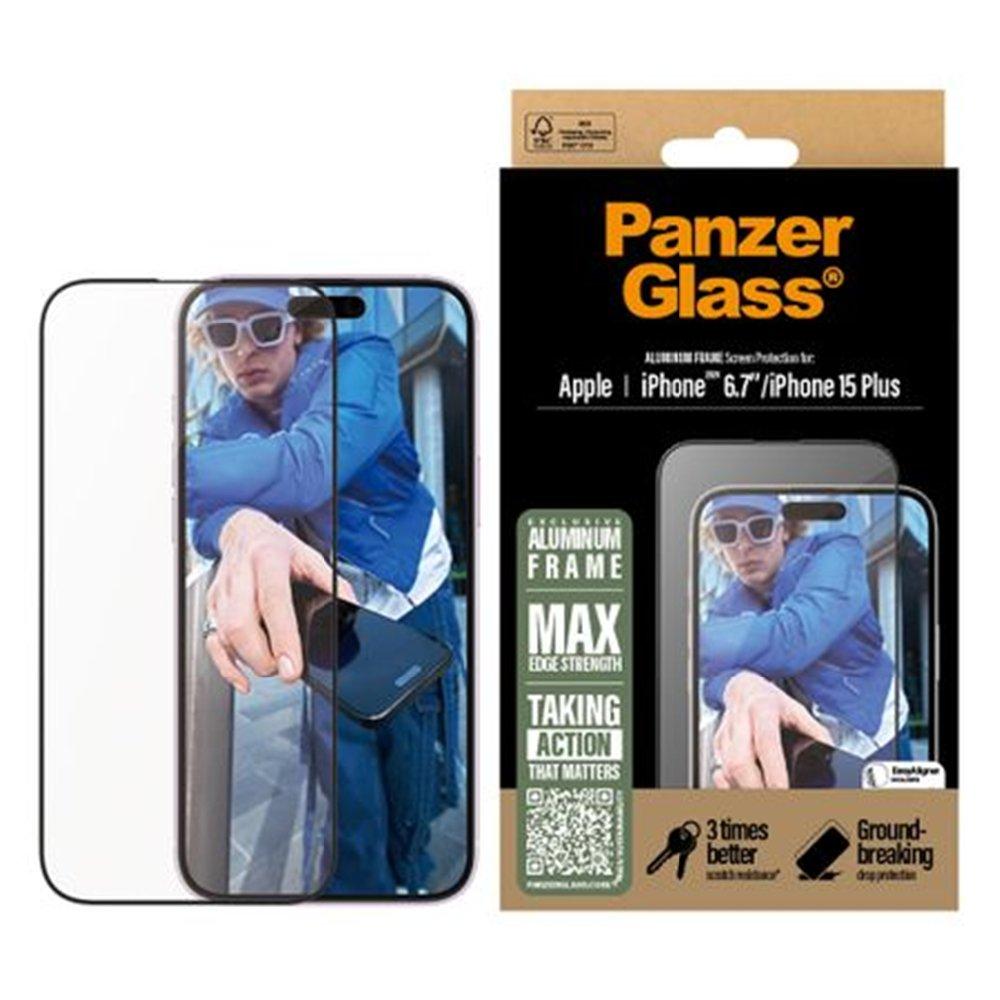 

Panzerglass pg screen aluminum frame iphone 16 plus, 6. 7- inch, 2851