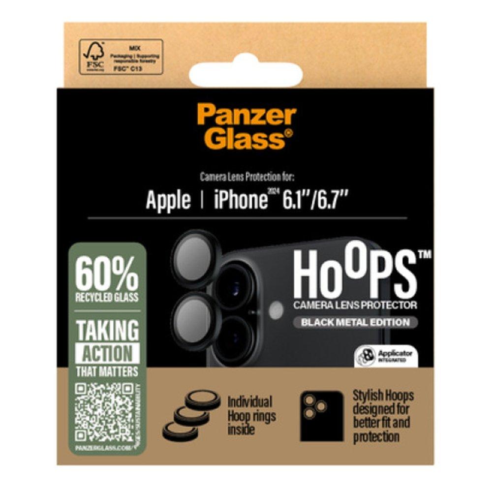 

Panzer hoops camera lens protector iphone 16\16plus, 1283 - black