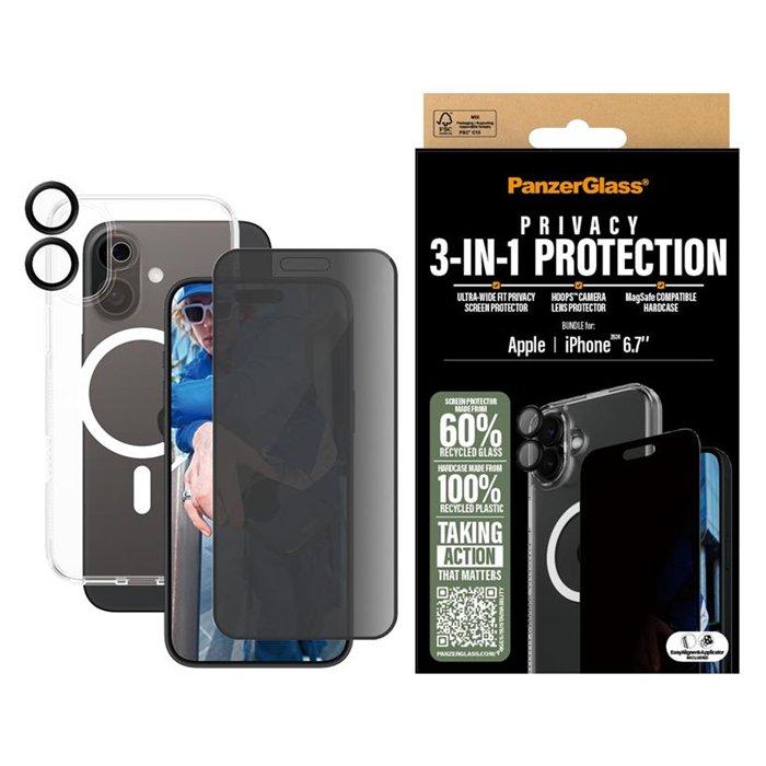 

Panzer protection glass bundle 3in1 for iphone 14 plus, b1293+p2863+1283