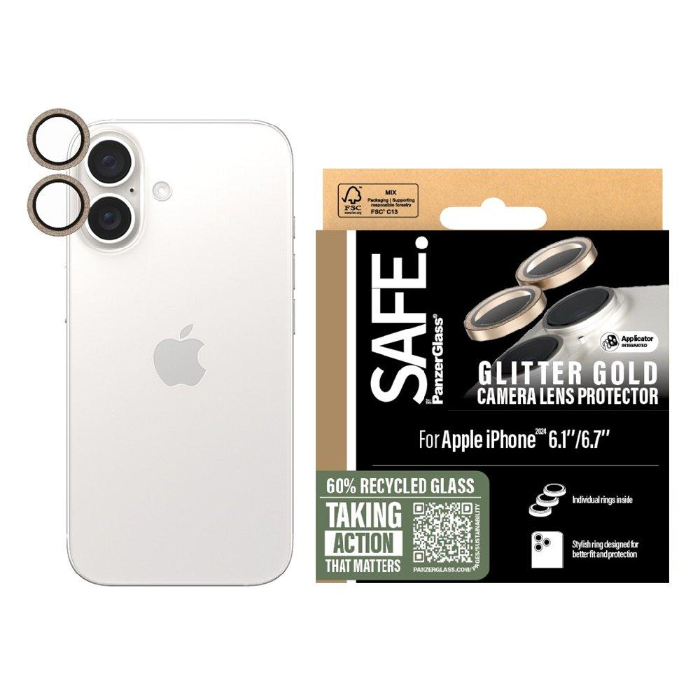 

Panzerglass safe by pg camera glitter for iphone 16 & plus, 6. 1/6. 7", safe95894