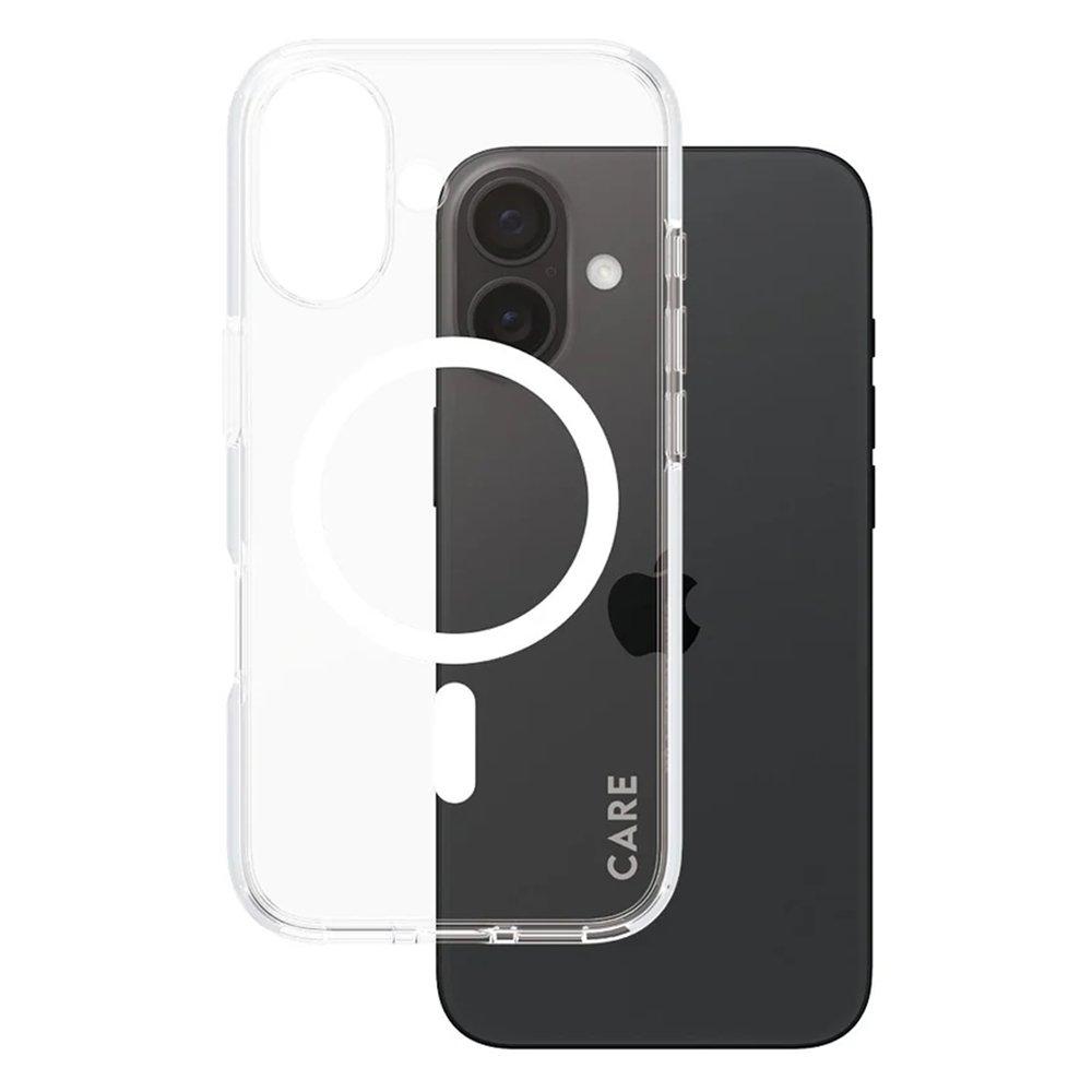 

Panzer care flagship magsafe case for iphone 16, 1337 – white