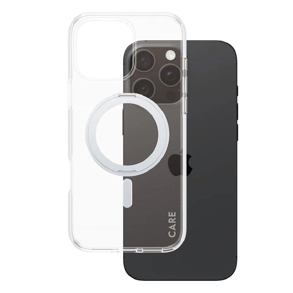 

Panzer magsafe kickstand case for iphone 16 pro max, 1328 - silver