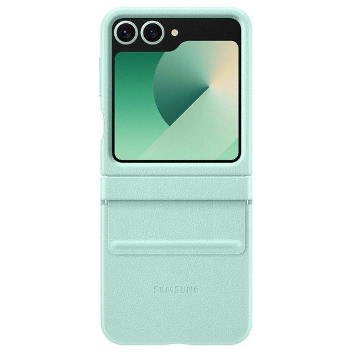 

Samsung galaxy z flip 6 leather case , ef-vf741pmegww - mint