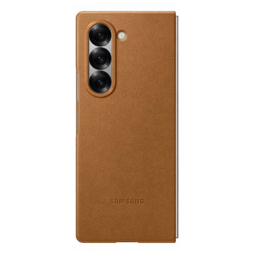 

Samsung galaxy z fold6 leather case, ef-vf956paegww - brown