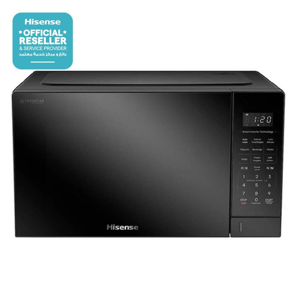 

Hisense digital microwave, 1000w, 34l, hmas3411ssv - black