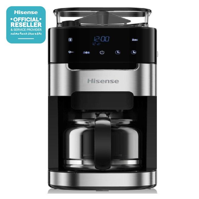 

Hisense dripcoffee machine + grinder, 1. 5l, 900w, cm1025ab-gs - black