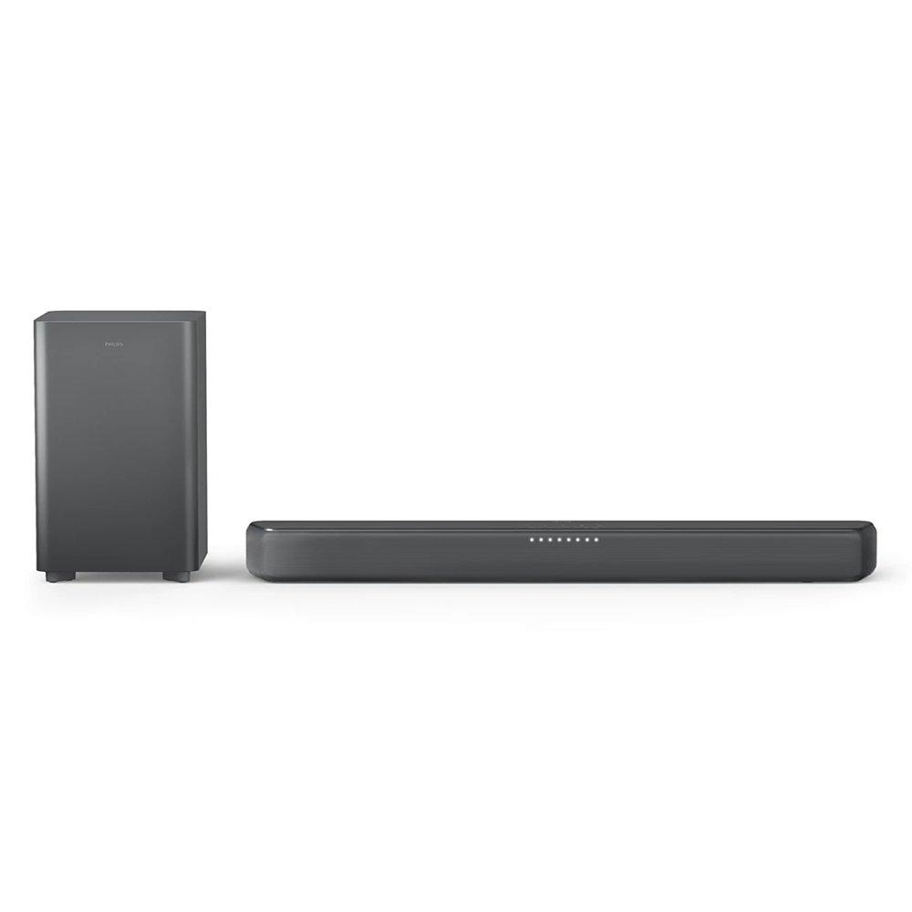 

Philips soundbar 2. 1 with wireless subwoofer, tab5309/10 - gray