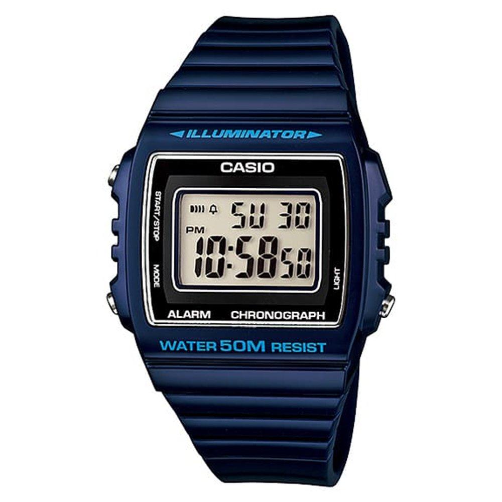 

Casio glu men’s watch, digital, 43mm, w-215h-2avdf - navy