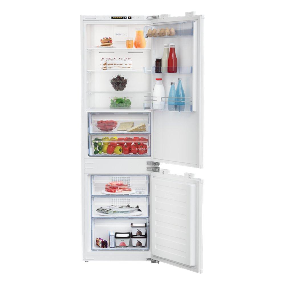 

Beko built-in bottom mount 237l refrigerator, 10. 6cft, bcn130 - white