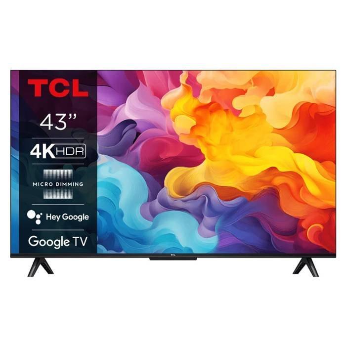

Tcl 43v6b 43 -inch 4k uhd google smart led tv – black
