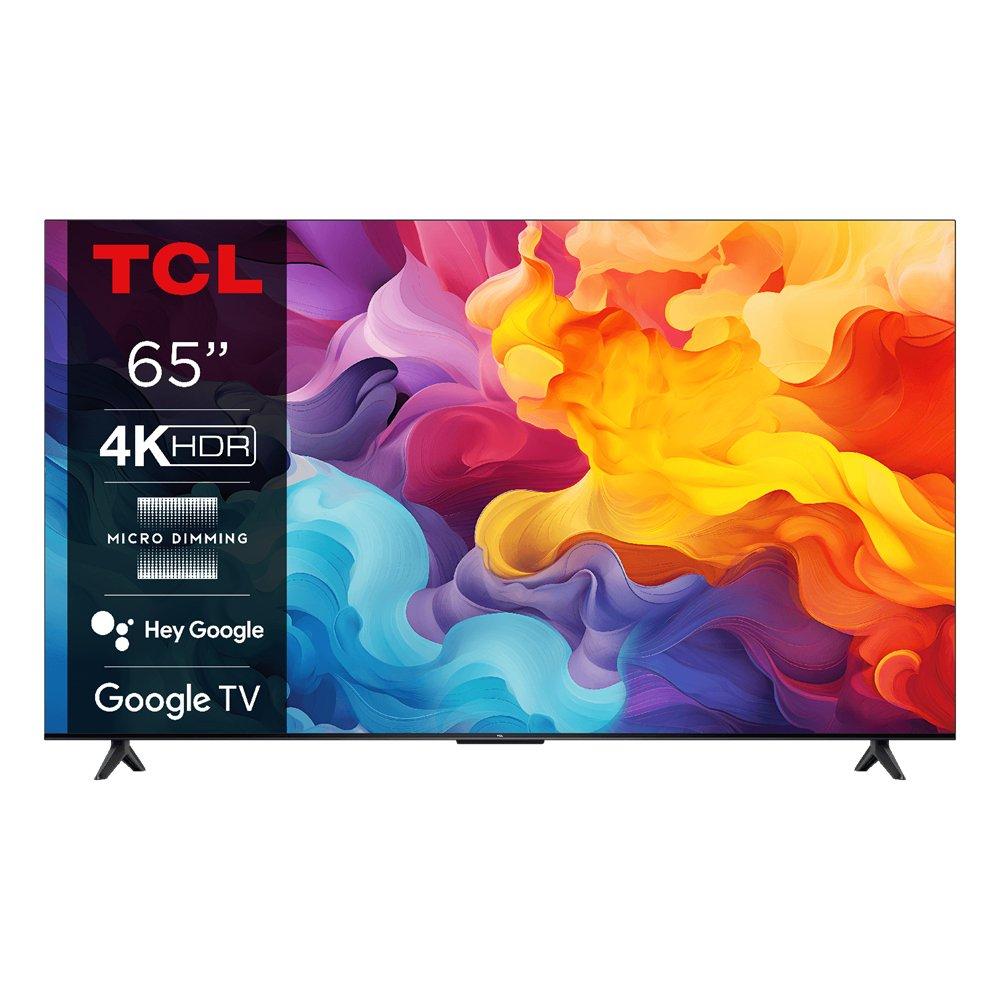 

Tcl 65-inch 4k uhd google smart led tv, 65v6b – black