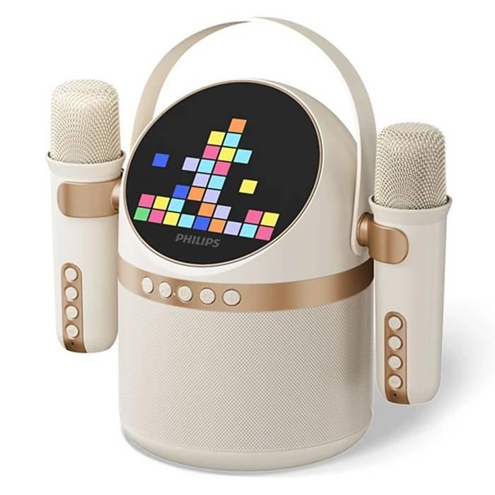 

Philips bluetooth karaoke speaker, 10w, tas2509wt - beige