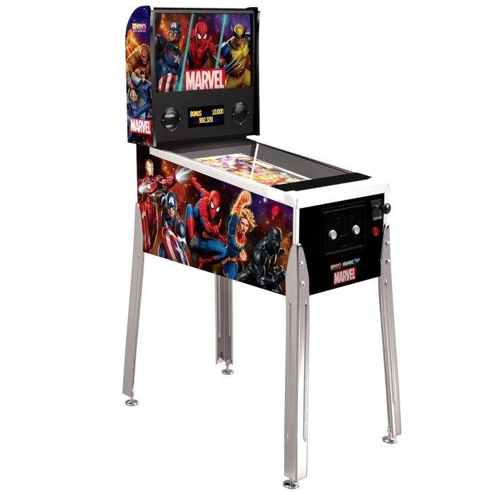 

Arcade 1up marvel virtual pinball 10-game machine - 23. 8" lcd playfield - multico...