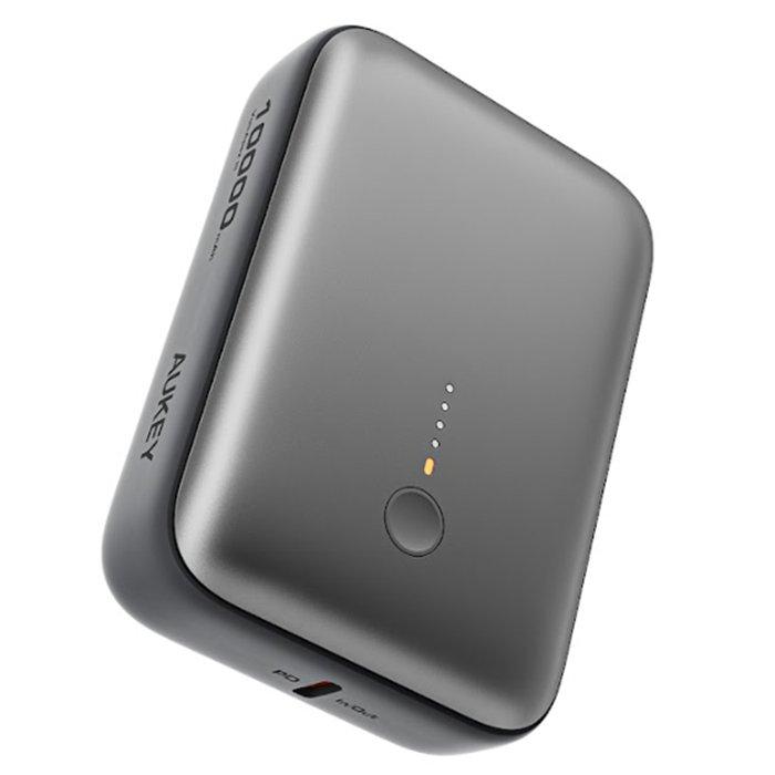 

Aukey spark mini 10000mah compact power bank, au-pb-y55-gy - grey