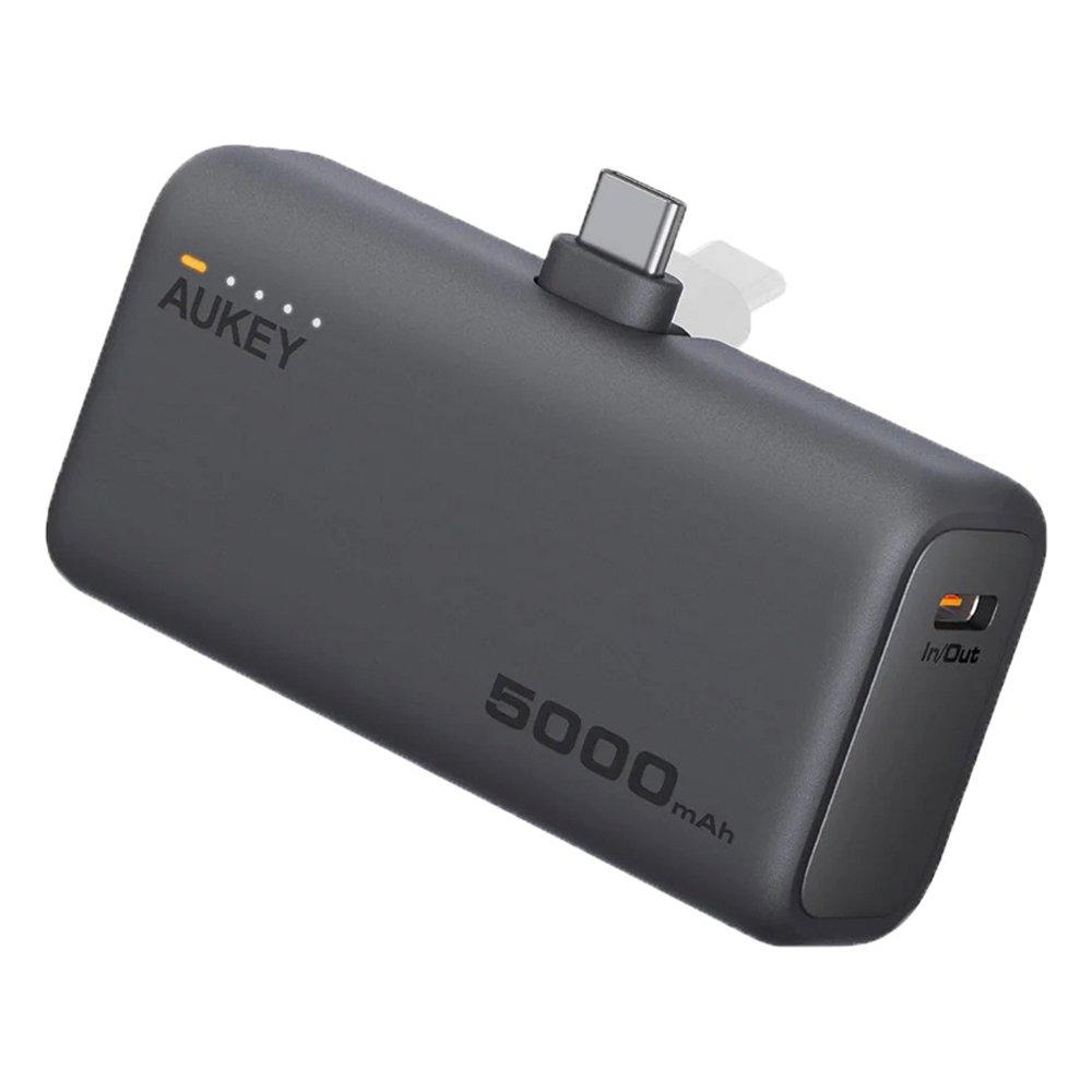 

Aukey spark mini 5000mah power bank, au-pb-y59-gy - grey
