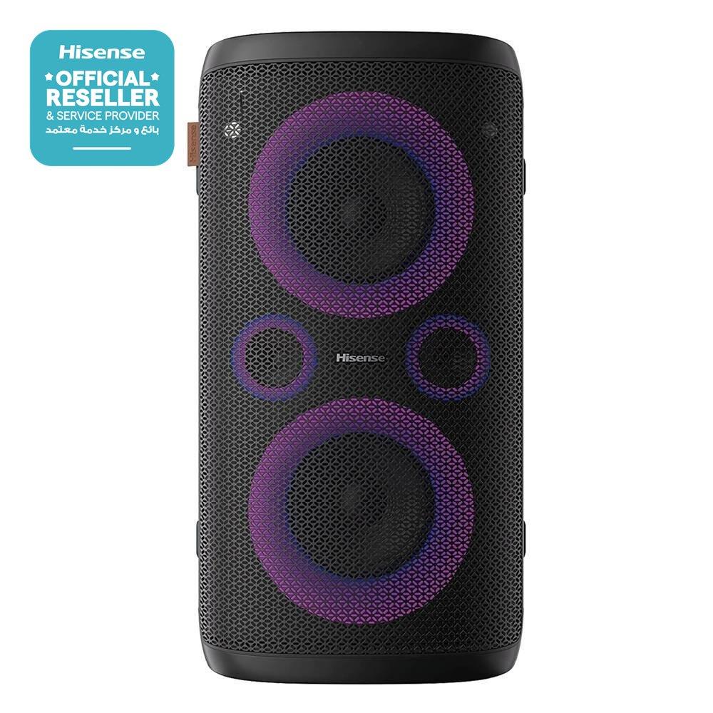 

Hisense hp100 party speaker, 300w - black