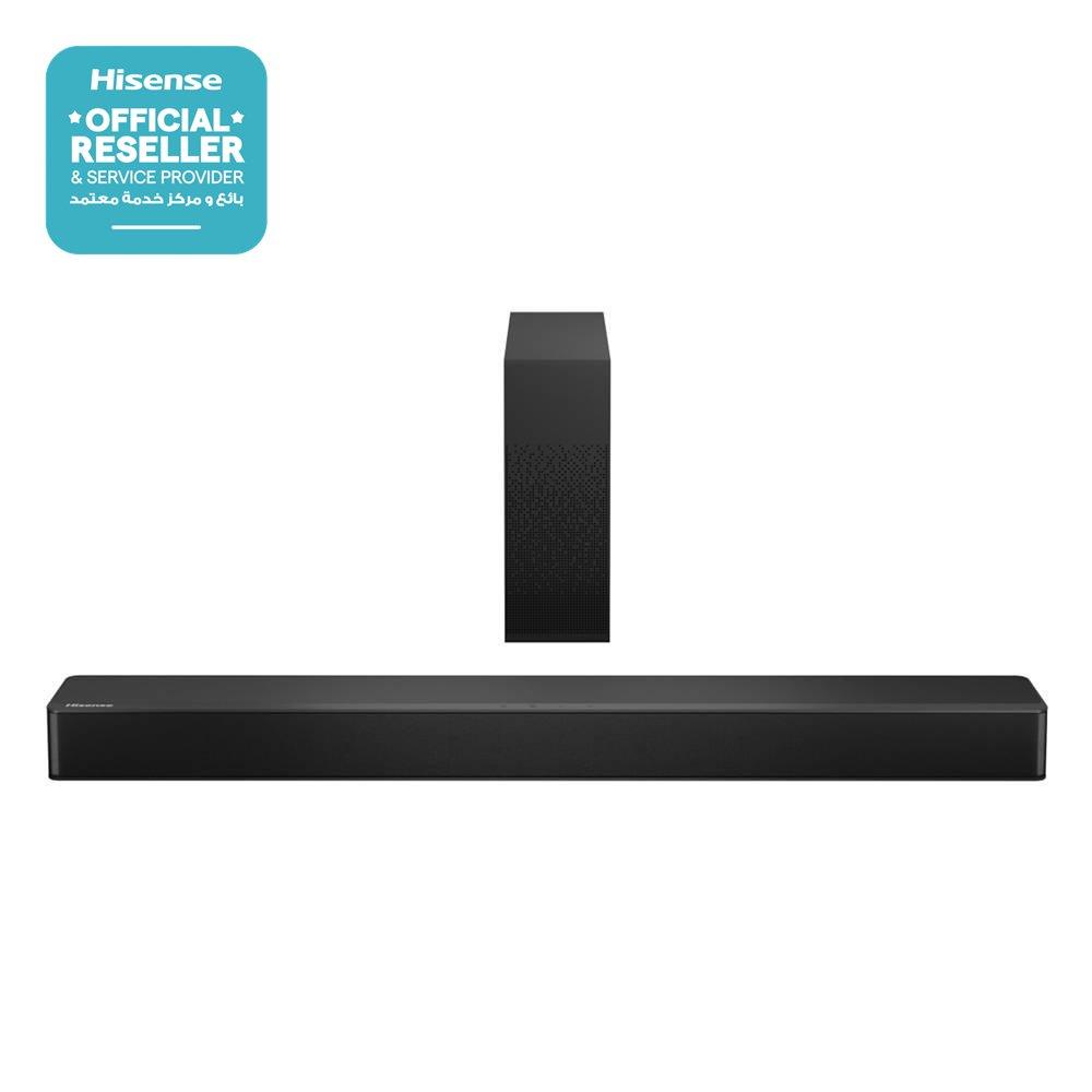

Hisense wireless 2. 1 soundbar with wireless subwoofer, 240w, hs2100 - black