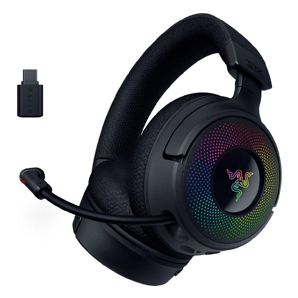 

Razer kraken v4 wireless rgb gaming headset, rz04-05170100-r3u1 - black