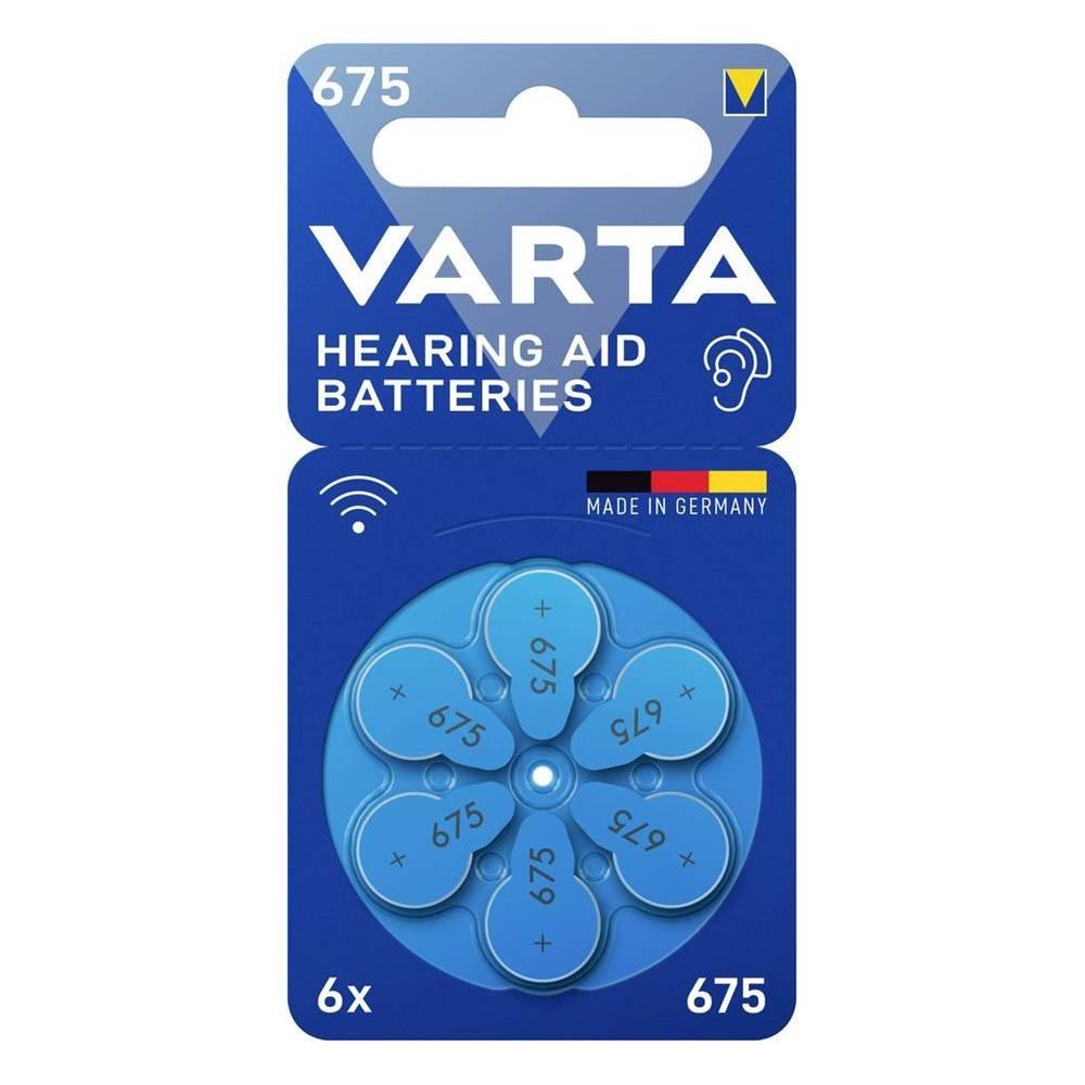 

Varta hearing aid batteries, 675 - 6 pcs
