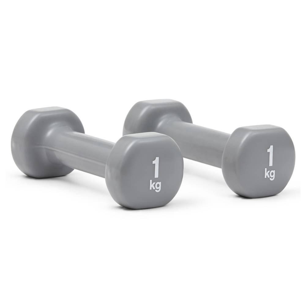 

Reebok, 1kg training dumbbells, 2pcs, rawt-18001 – gray