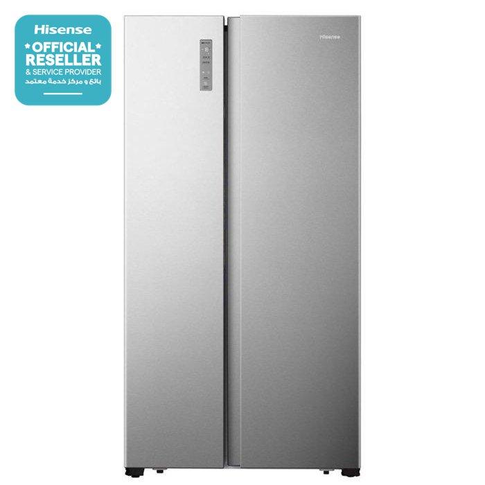 

Hisense side by side refrigerator, 18. 3 cft, 518 litres - stainless steel