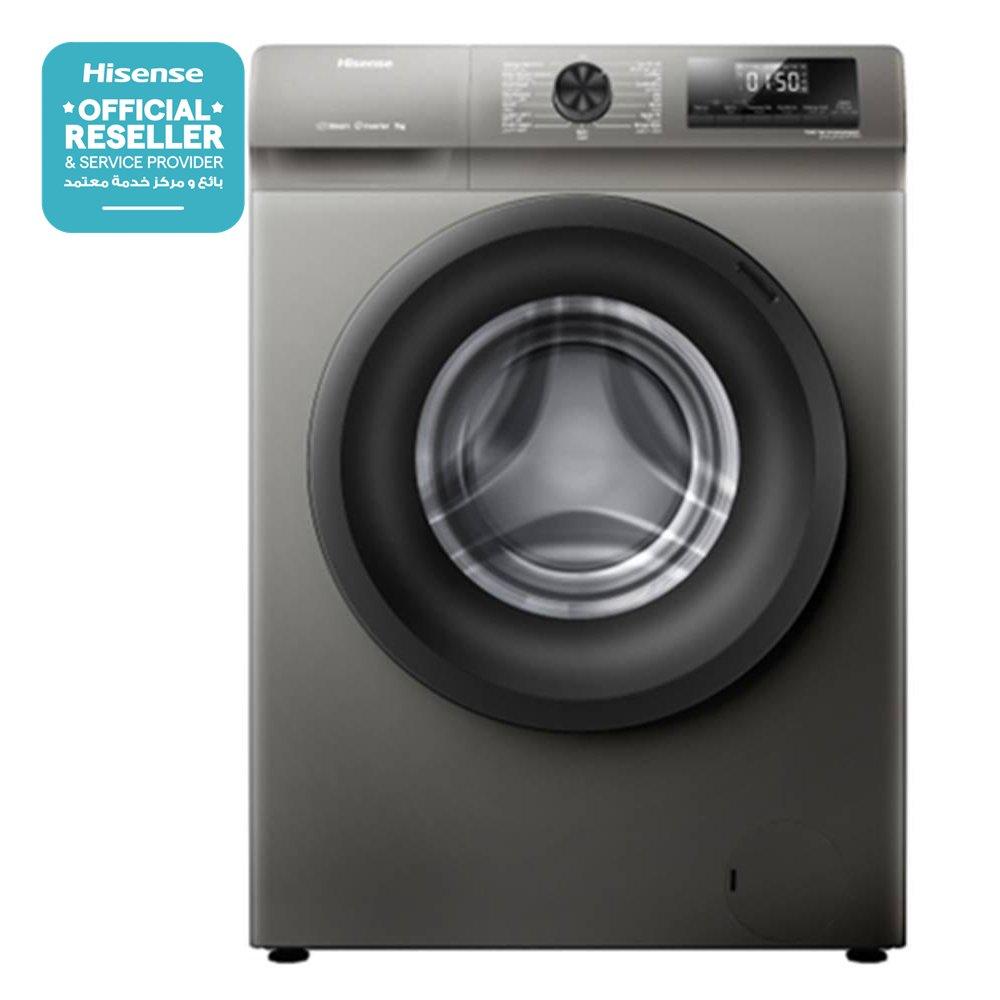 

Hisense front load washer, 7kg, wfqp7012t/p - titanium grey