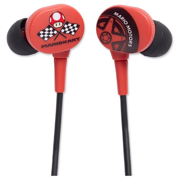

Powera ns mario kart motors wired earbuds - red