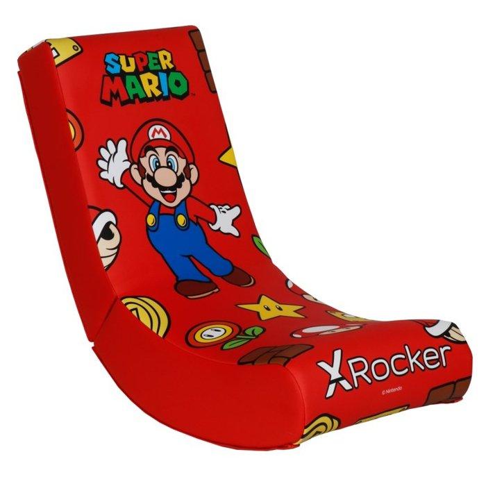 

X rocker nintendo video rockers mario power up edition gaming chair - red