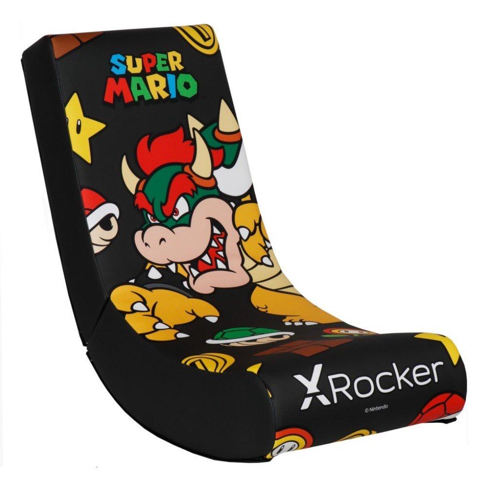 

X rocker nintendo video rockers bowser power up edition gaming chair - multicolored