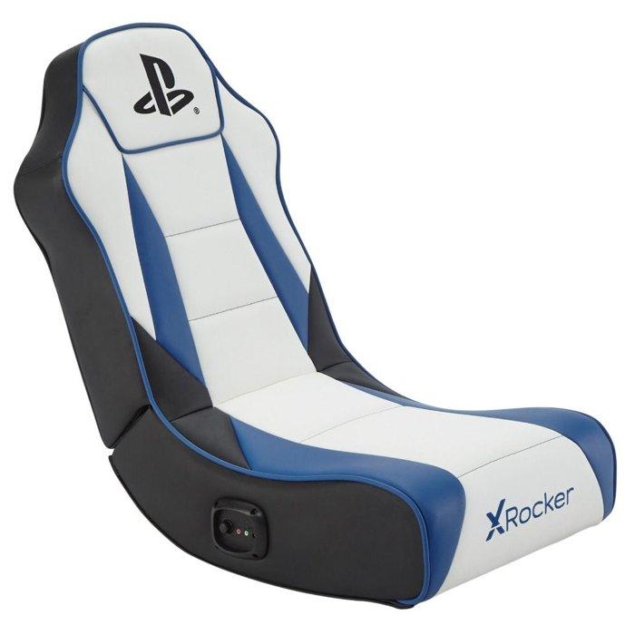 

X rocker playstation geist v2 2. 0 floor rocker gaming chair - white