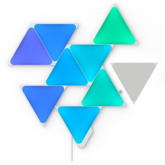 

Nanoleaf shapes triangles starter kit, 9 packs, nl47-0102tw-9pk