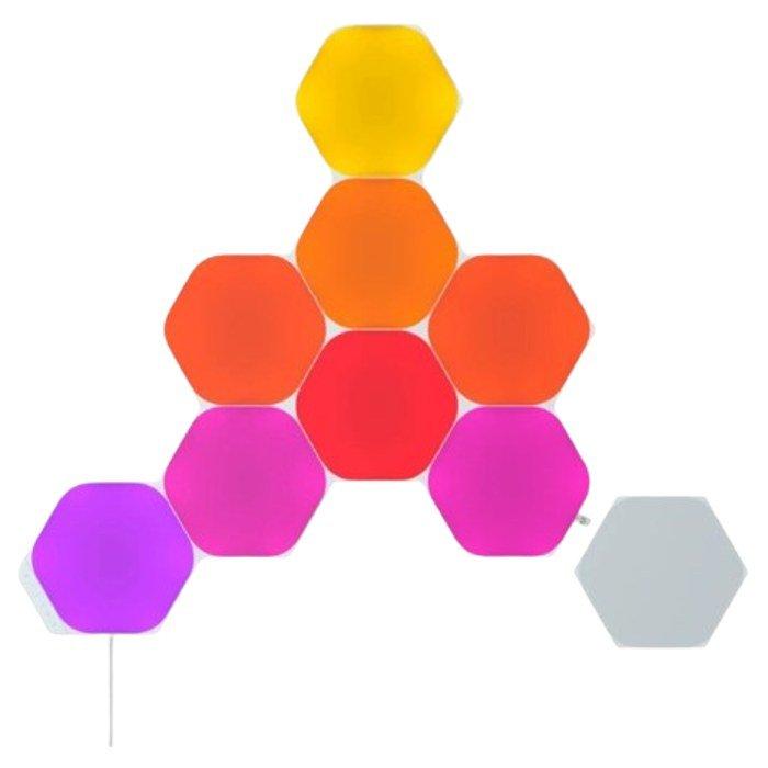 

Nanoleaf shapes hexagons starter kit 9pk, nl42-0102hx-9pk - black