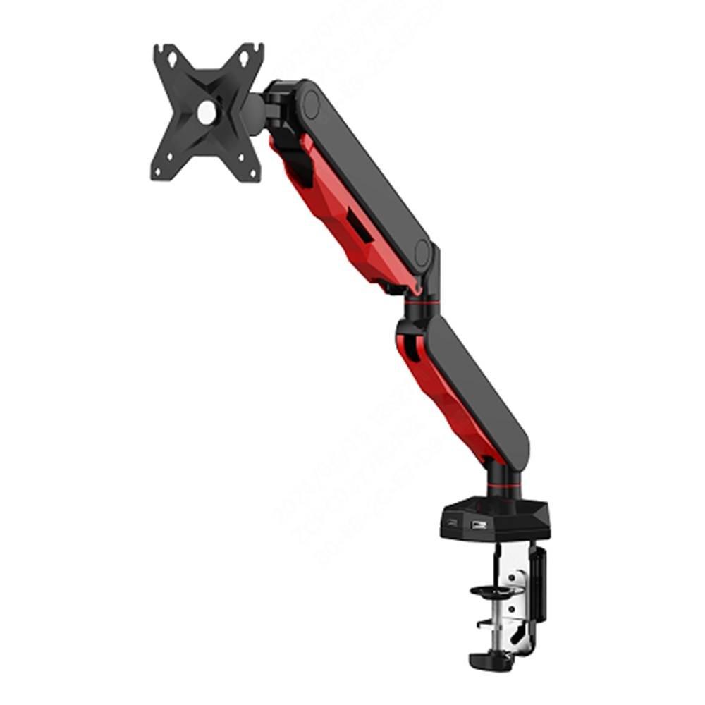 

Loctek single monitor arm fits 17-30 inches,dlb530-gs- black/red