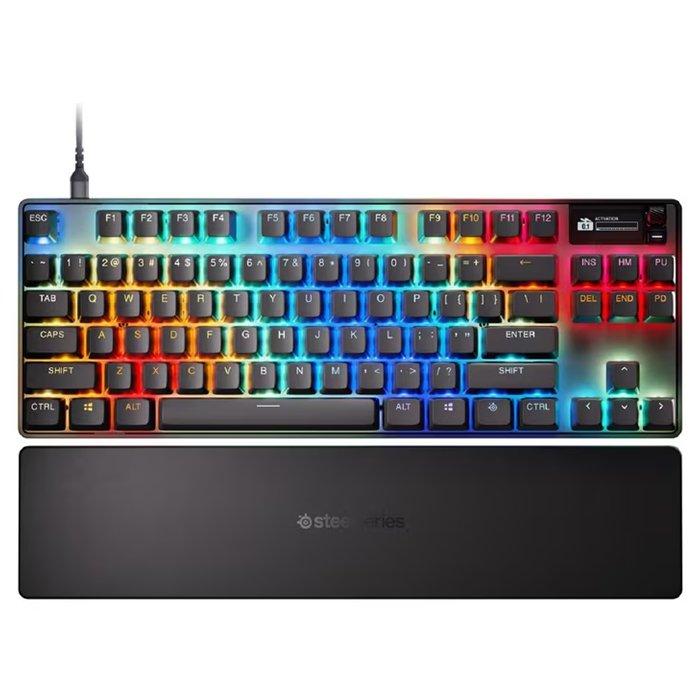 

Steelseries apex pro tkl gen 3 wired gaming keyboard, rgb lightning, 64740- black