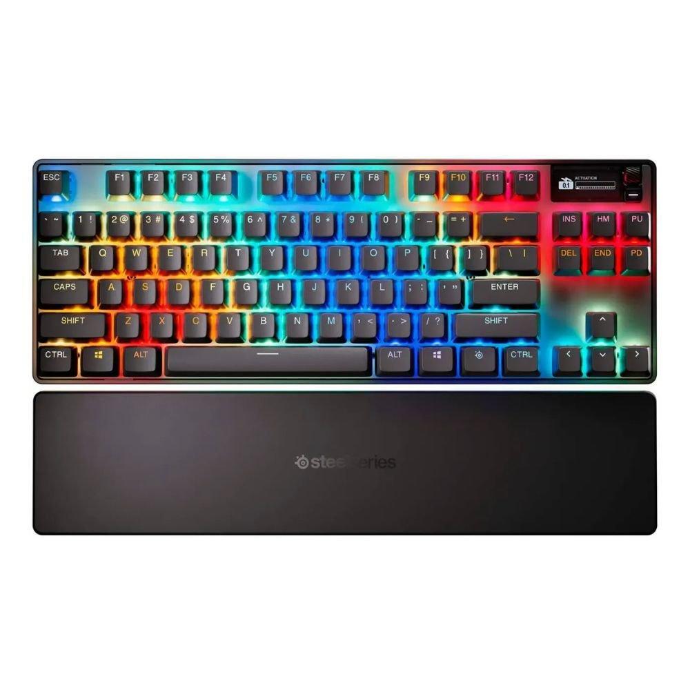 

Steelseries apex pro tkl gen 3 wireless gaming keyboard , rgb lightning, 64871 - black