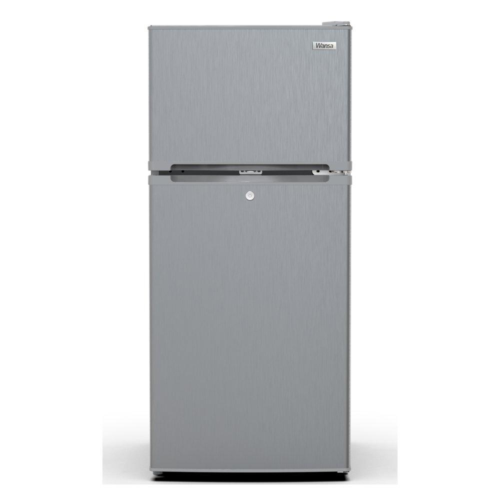 

Wansa top mount refrigerator, 4. 3cft, 122 liters, wrt125nfx1im24c7 - inox