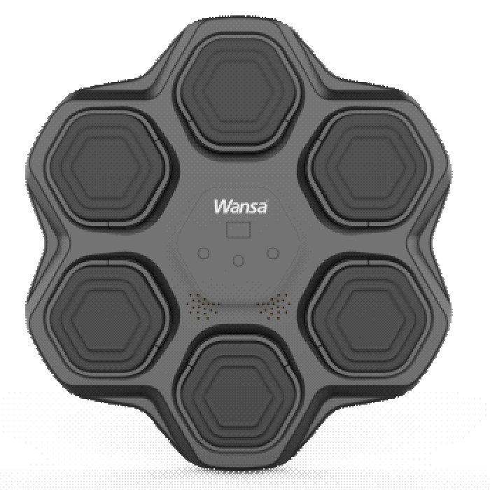 

Wansa music boxing machine, 6 punching buttons - black