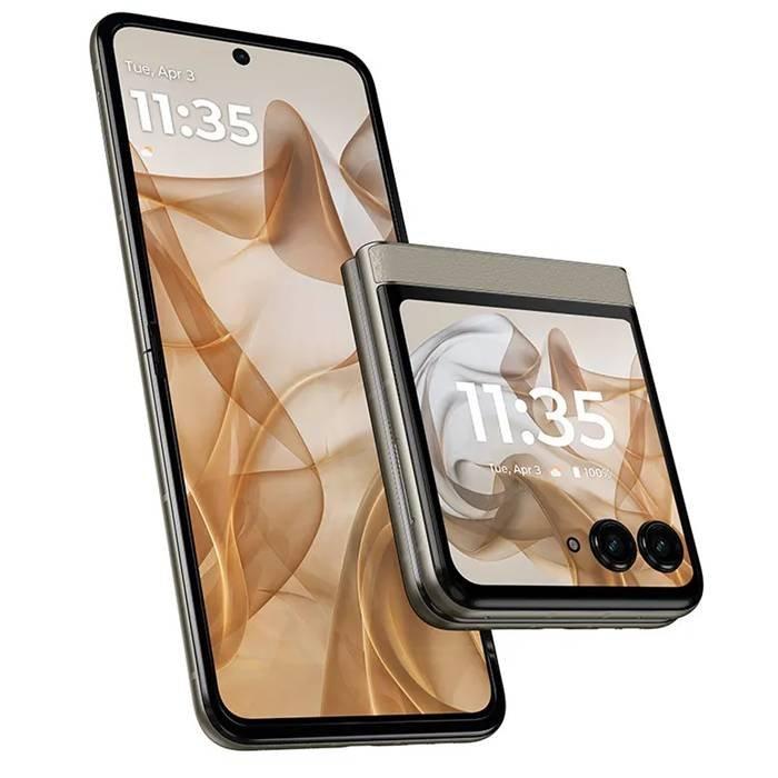 

Motorola razr 50 6. 9 inch, 256gb, 8gb ram, 5g phone - sand