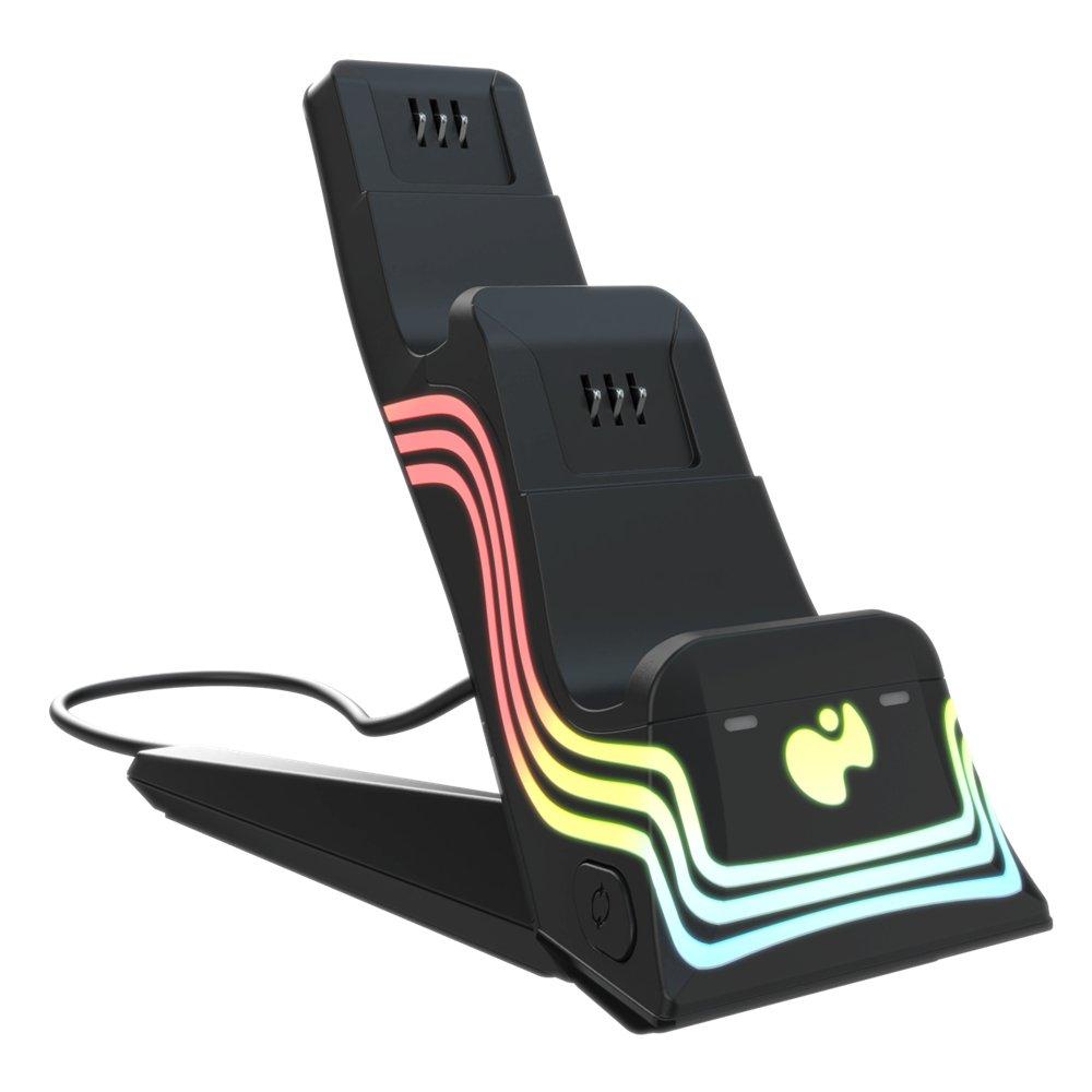 

Pdp xbox series x|s afterglow wave dual charger, 049-033-bk - black