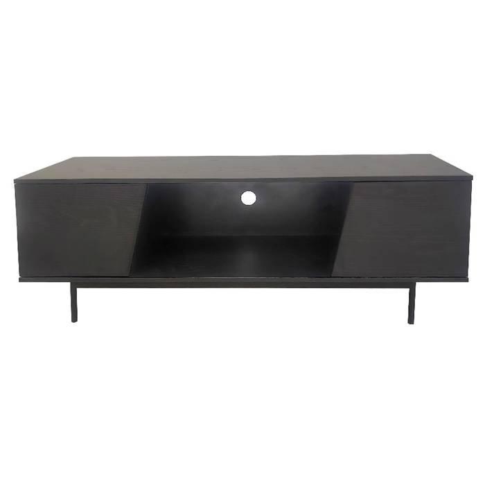 

Wansa tv stand, up to 55-inch, 50kg loading capacity, ks0218 – black