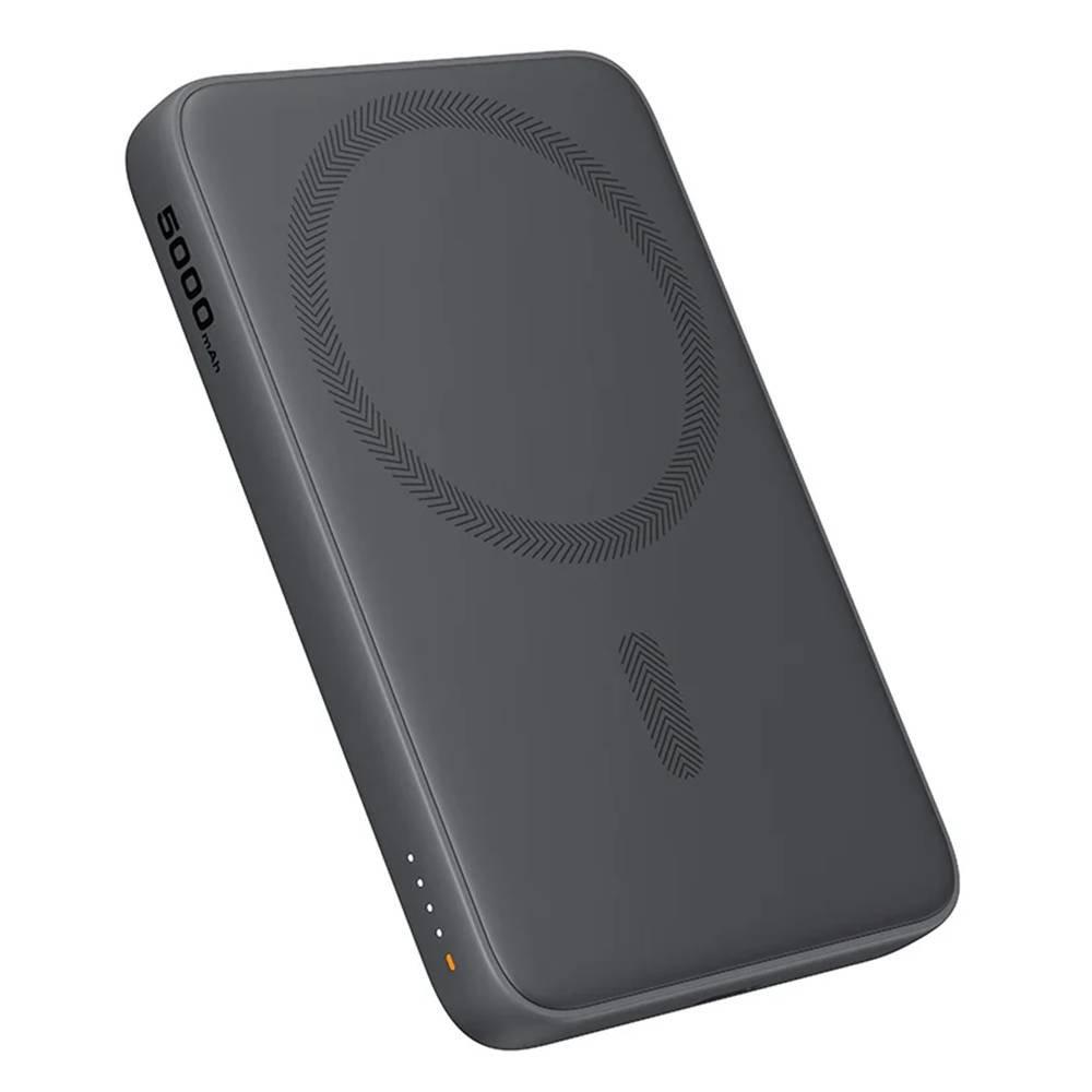 

Aukey slim 5000mah power bank with magsafe compatible - grey