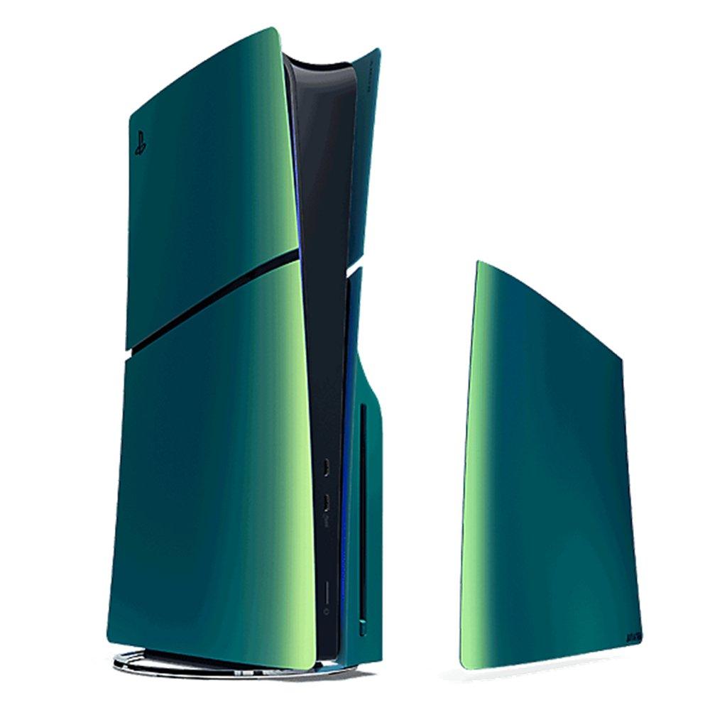 

Sony playstation 5 disc slim console cover, cfi-zcs2w10y - chroma teal