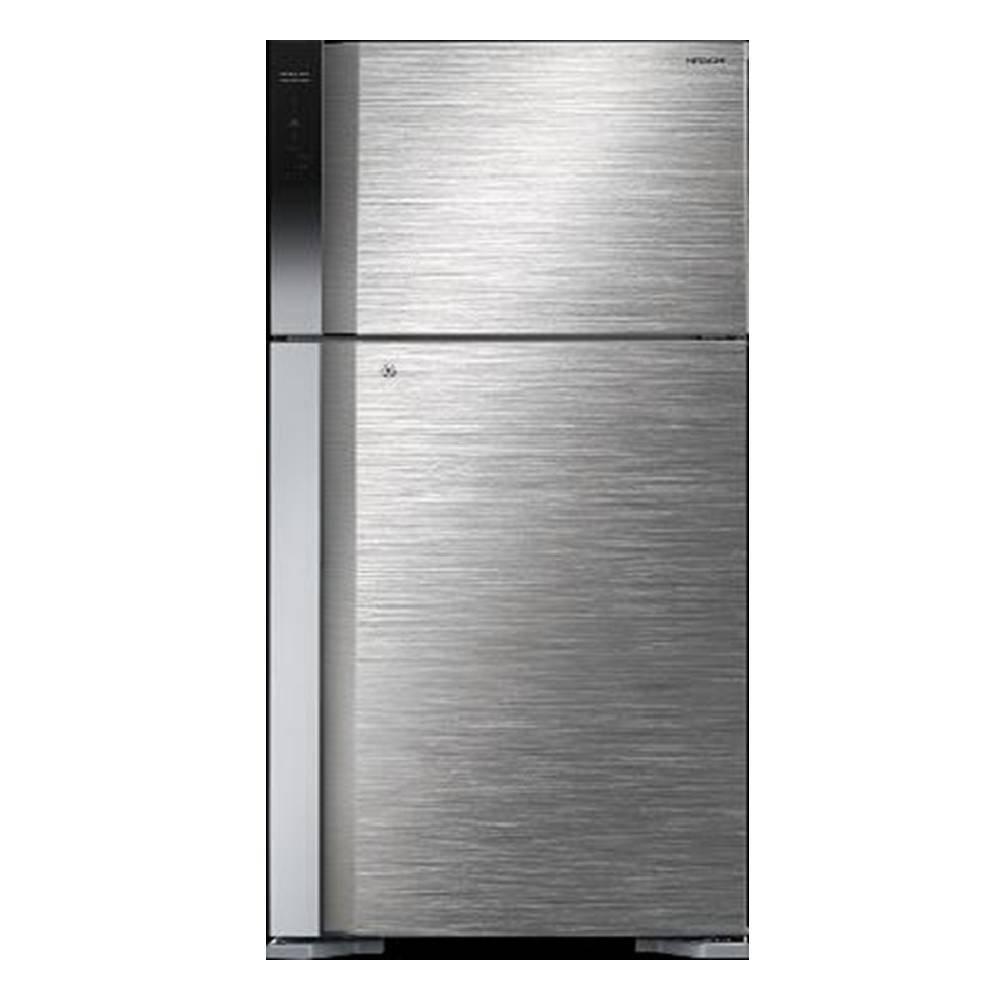 

Hitachi top freezer refrigerator, 510l, 20cft, hrtn8565dfbslkw - brilliant silver