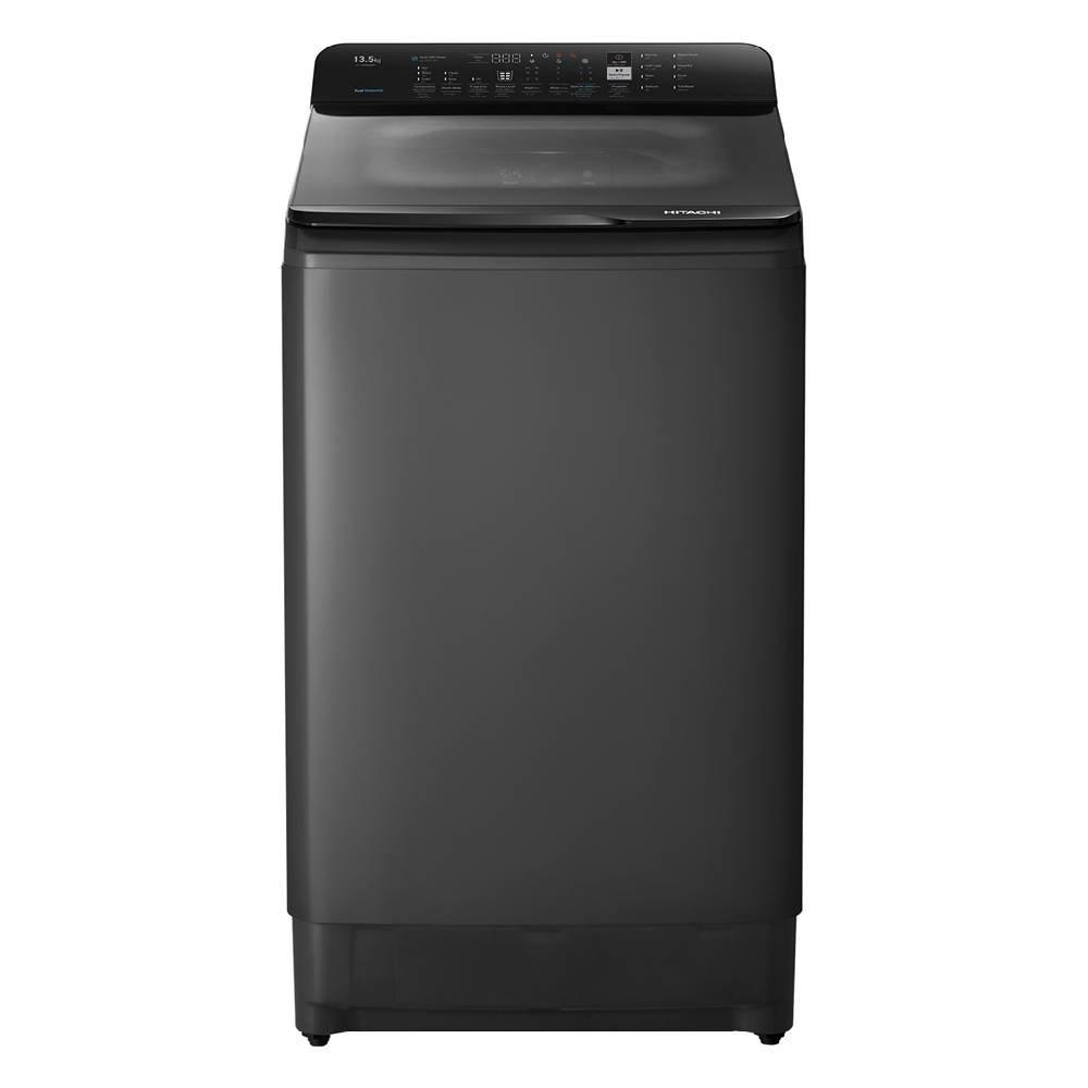 

Hitachi top load washer, 13. 5kg, ltl h3pmvw0tgg - dark grey