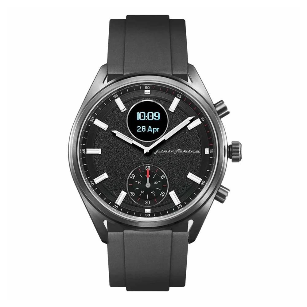 

Pininfarina men's smart watch, 44mm, rubber band, pmh03b-08 - black