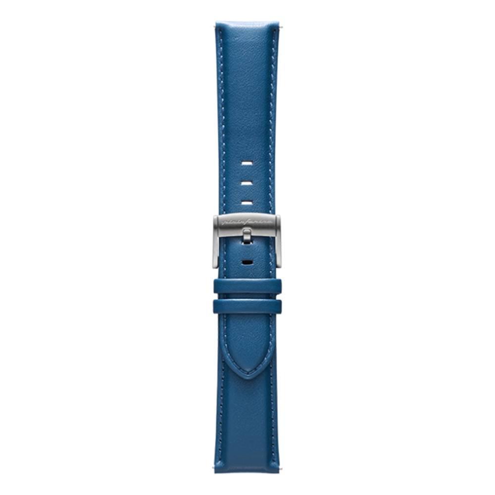 

Pininfarina leather strap with steel buckle for pininfarina watch 22mm, pa021- blue