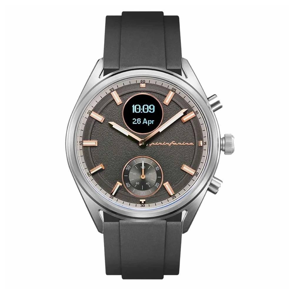 

Pininfarina men's smart watch, 44mm, rubber band, pmh03b-07 - black