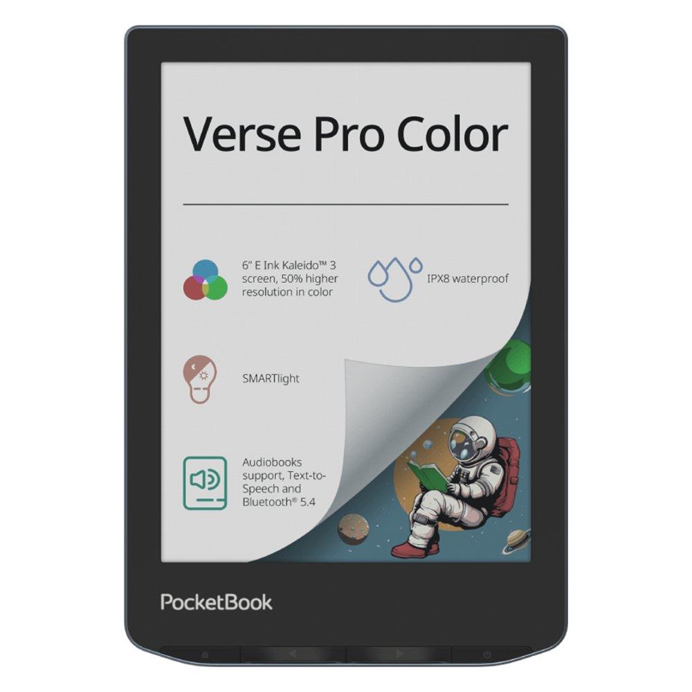 

Pocketbook verse pro color e-reader, 1gb ram, 16gb, wi-fi, 7-inch - sea