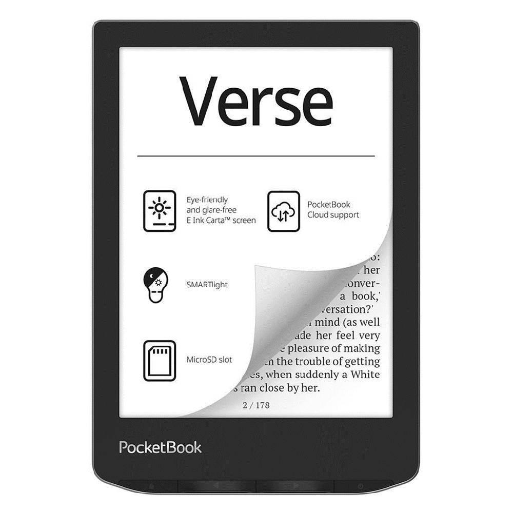 

Pocketbook verse e-reader, 6“, 512mb, 8gb, wi-fi, pb-629-m-ww - grey